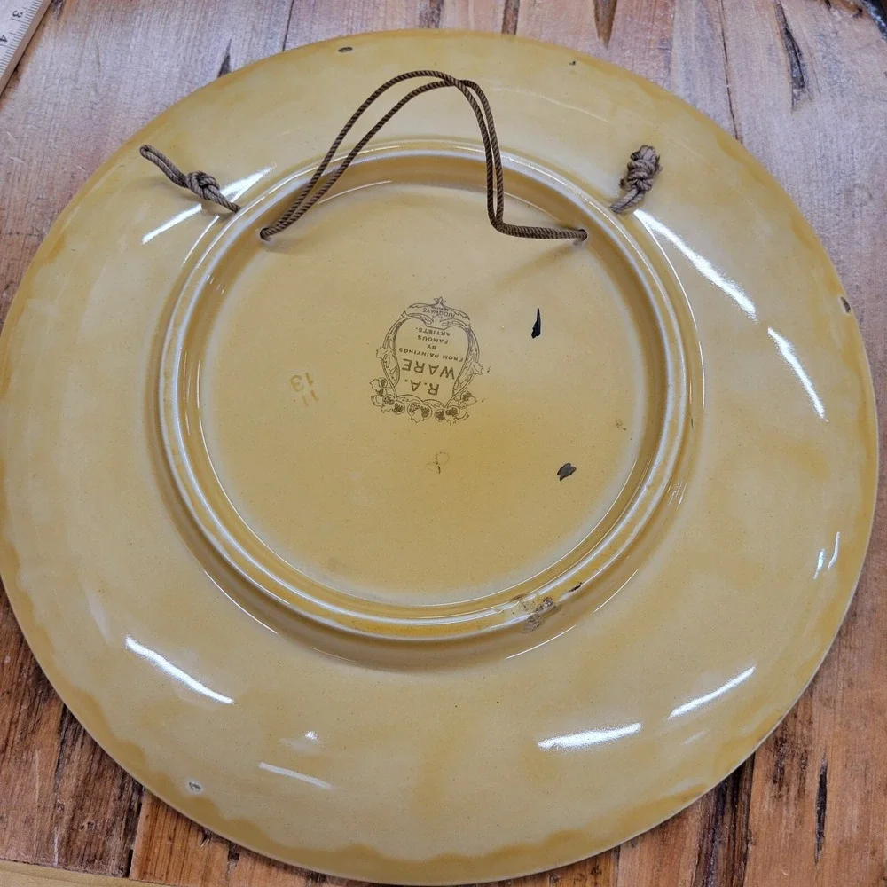 Ridgways Burns Cottage & Thursday Monks Fishing‎ Decorative Plates Set